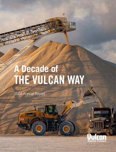 Thumbnail Vulcan Materials Annual Report 2024