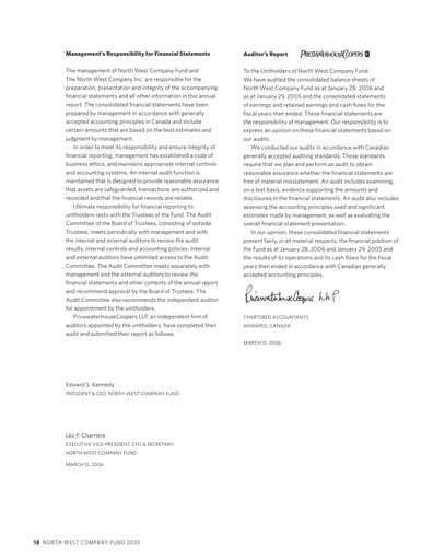 Thumbnail The North West Company Annual Report 2005