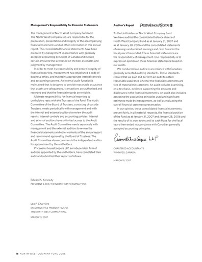 Thumbnail The North West Company Annual Report 2006