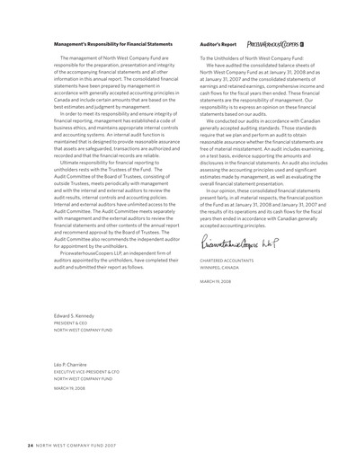 Thumbnail The North West Company Annual Report 2007