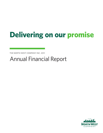 Thumbnail The North West Company Financial Report 2011