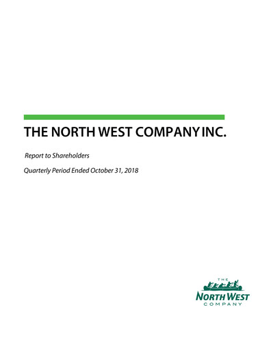 Thumbnail The North West Company Quarterly Report 2018-q3