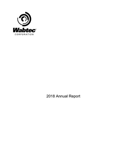 Thumbnail Wabtec Annual Report 2018