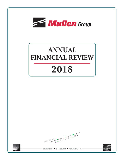 Thumbnail Mullen Group Financial Report 2018