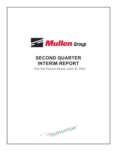 Thumbnail Mullen Group Quarterly Report 2022-q2