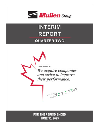 Thumbnail Mullen Group Quarterly Report 2025-q2