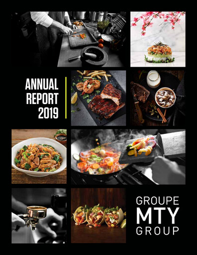 Thumbnail MTY Food Group Annual Report 2019