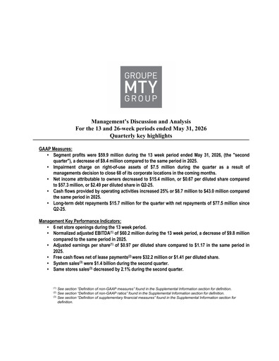 Vorschaubild MTY Food Group Quartalsbericht 2026-q2