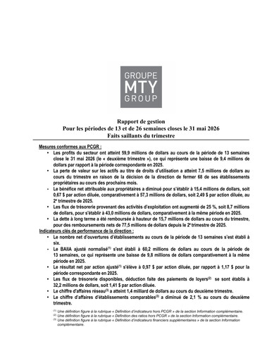 Vorschaubild MTY Food Group Quartalsbericht 2026-q2