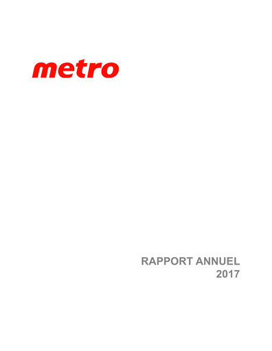 Thumbnail Metro Annual Report 2017