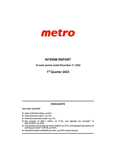 Thumbnail Metro Quarterly Report 2023-q1