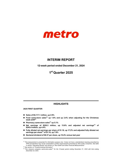 Thumbnail Metro Quarterly Report 2025-q1