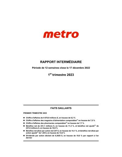 Thumbnail Metro Quarterly Report 2023-q1
