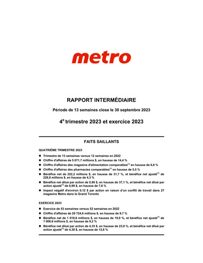 Thumbnail Metro Quarterly Report 2023-q4