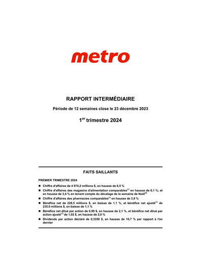 Thumbnail Metro Quarterly Report 2024-q1