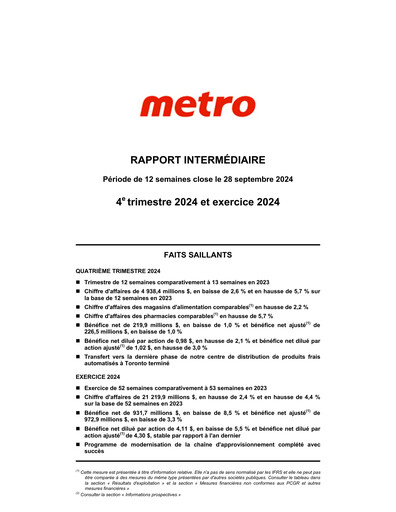 Thumbnail Metro Quarterly Report 2024-q4