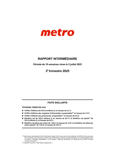 Thumbnail Metro Quarterly Report 2025-q3