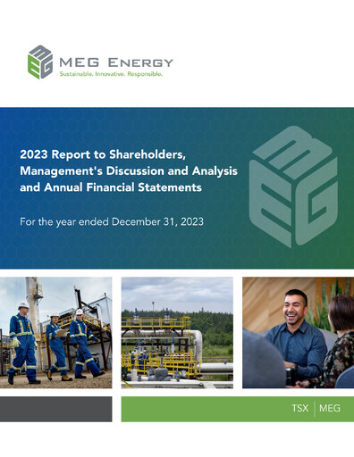 Vorschaubild MEG Energy Finanzmitteilung 2023