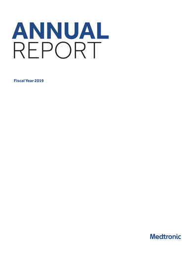 Thumbnail Medtronic Annual Report 2019
