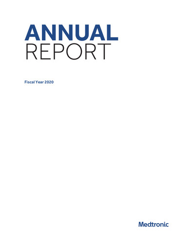 Thumbnail Medtronic Annual Report 2020