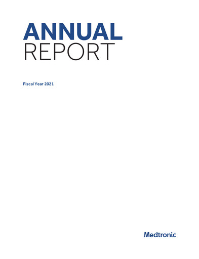 Thumbnail Medtronic Annual Report 2021