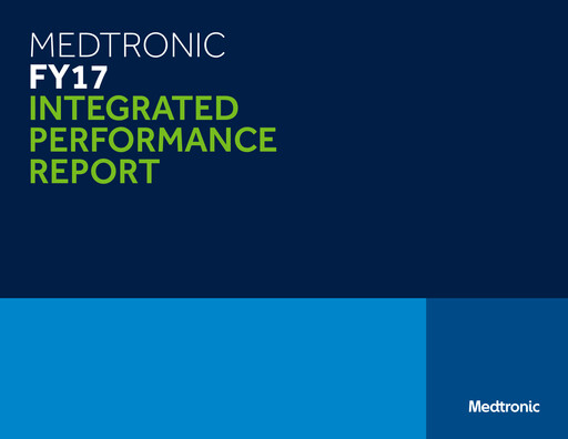 Thumbnail Medtronic Sustainability Report 2017