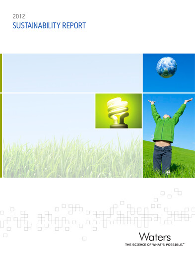 Thumbnail Waters Corporation Sustainability Report 2012