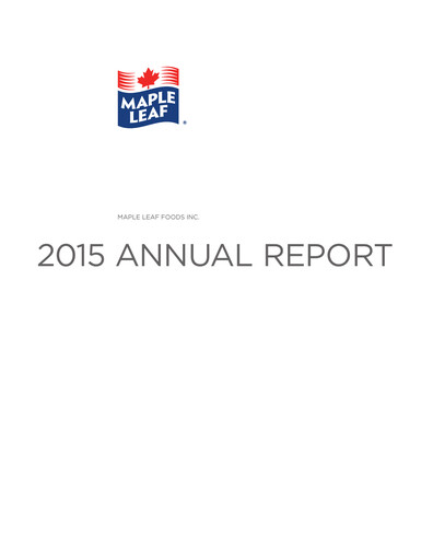 Thumbnail Maple Leaf Foods Annual Report 2015