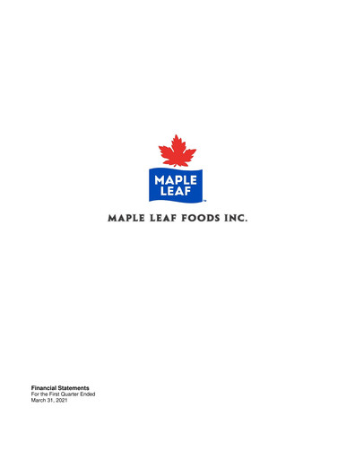 Thumbnail Maple Leaf Foods Financial Statement 2021-q1