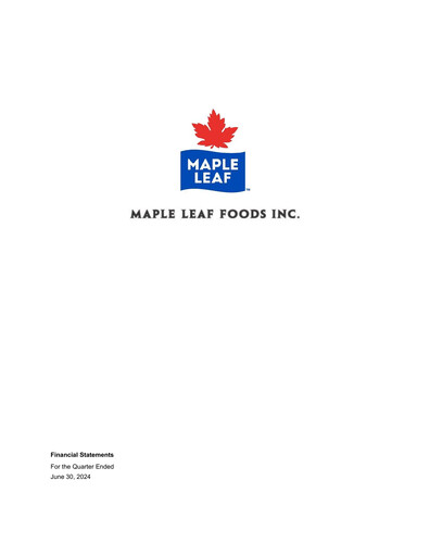 Thumbnail Maple Leaf Foods Financial Statement 2024-q2