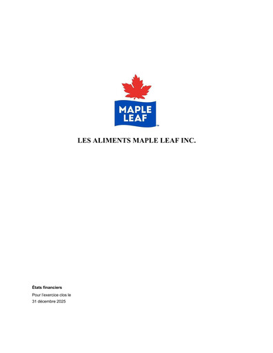 Thumbnail Maple Leaf Foods Financial Statement 2025