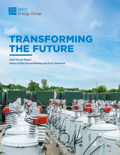Thumbnail WEC Energy Group Annual Report 2025