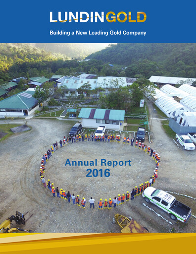 Thumbnail Lundin Gold Annual Report 2016