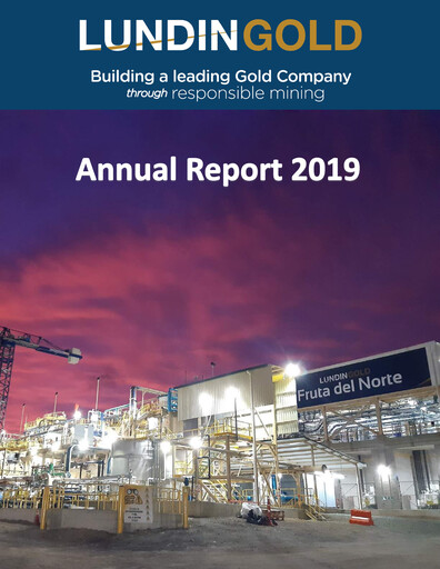 Thumbnail Lundin Gold Annual Report 2019