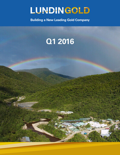 Thumbnail Lundin Gold Quarterly Report 2016-q1