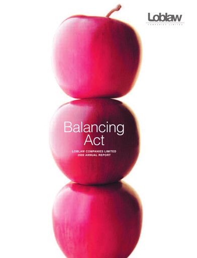 Thumbnail Loblaw Companies Annual Report 2009