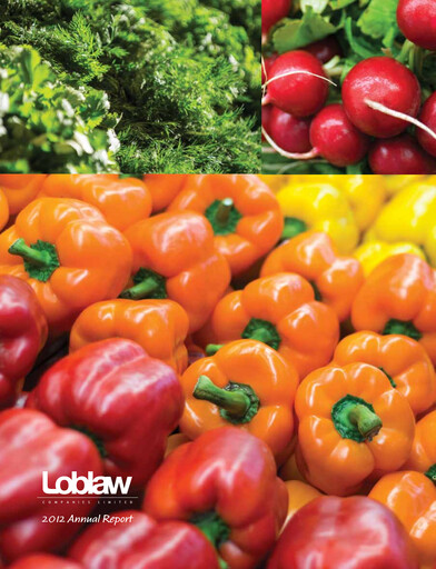 Thumbnail Loblaw Companies Annual Report 2012
