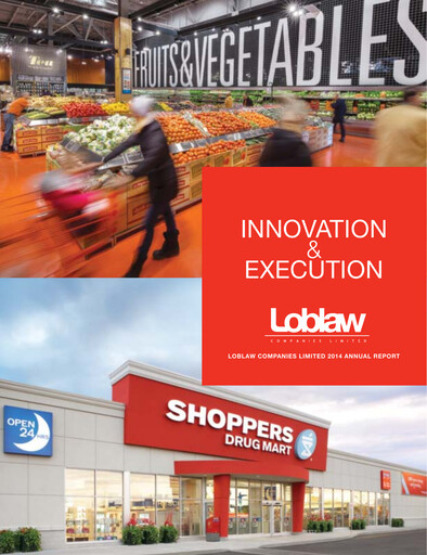 Thumbnail Loblaw Companies Annual Report 2014