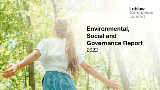 Miniature Loblaw Companies Rapport ESG 2022