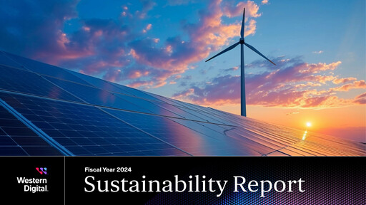 Thumbnail Western Digital Sustainability Report 2024