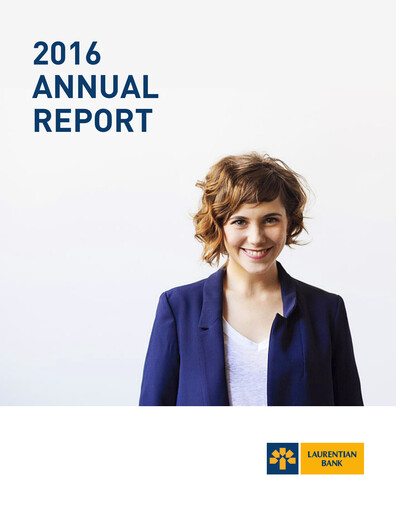Thumbnail Laurentian Bank of Canada Annual Report 2016