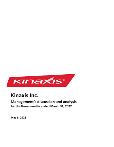 Thumbnail Kinaxis Quarterly Report 2022-q1