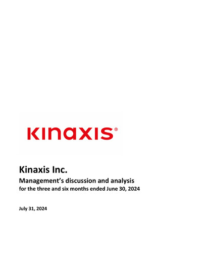 Thumbnail Kinaxis Quarterly Report 2024-q2