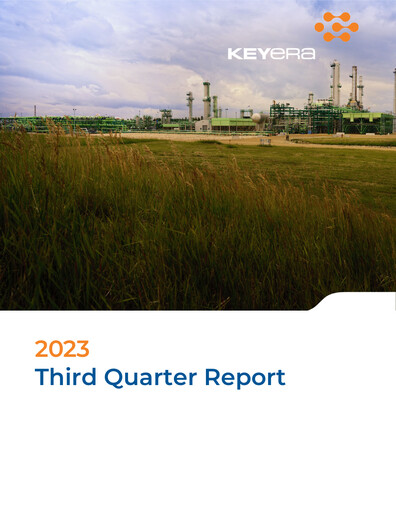 Thumbnail Keyera Quarterly Report 2023-q3