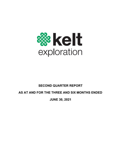 Vorschaubild Kelt Exploration Quartalsbericht 2021-q2