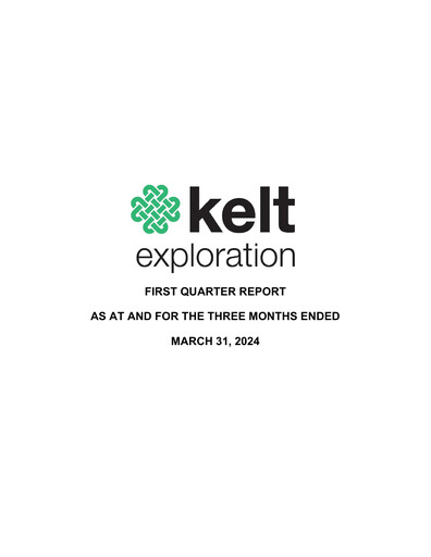 Thumbnail Kelt Exploration Quarterly Report 2024-q1