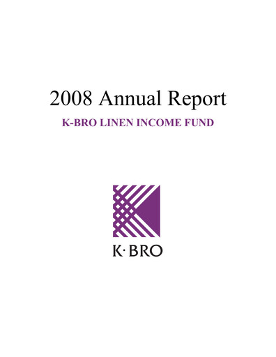 Thumbnail K-Bro Linen Annual Report 2008