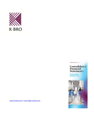 Thumbnail K-Bro Linen Financial Statement 2021
