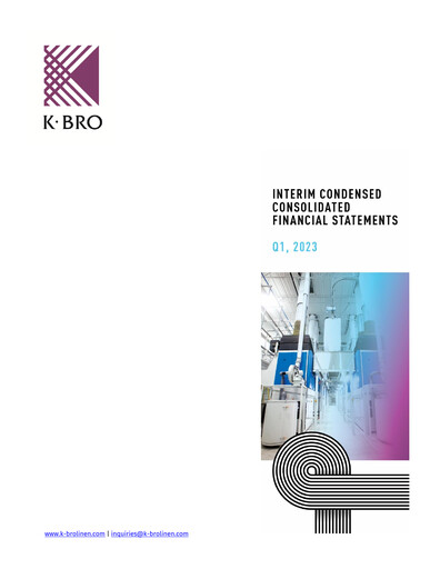 Thumbnail K-Bro Linen Quarterly Report 2023-q1