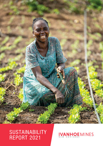 Miniature Ivanhoe Mines
 Rapport de durabilité 2021